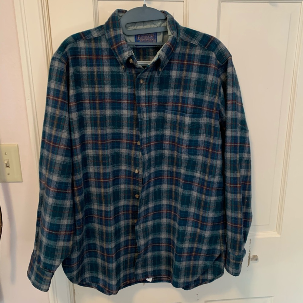 Green Wool Flannel